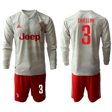 Maillot de Foot Juventus CHIELLINI 3 Enfant Exterieur 2019/20 ML